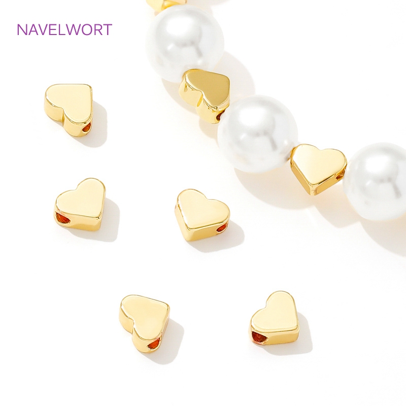 Body Jewelry Diy - Pozłacane 18-karatowym złotem mosiężne przekładki w