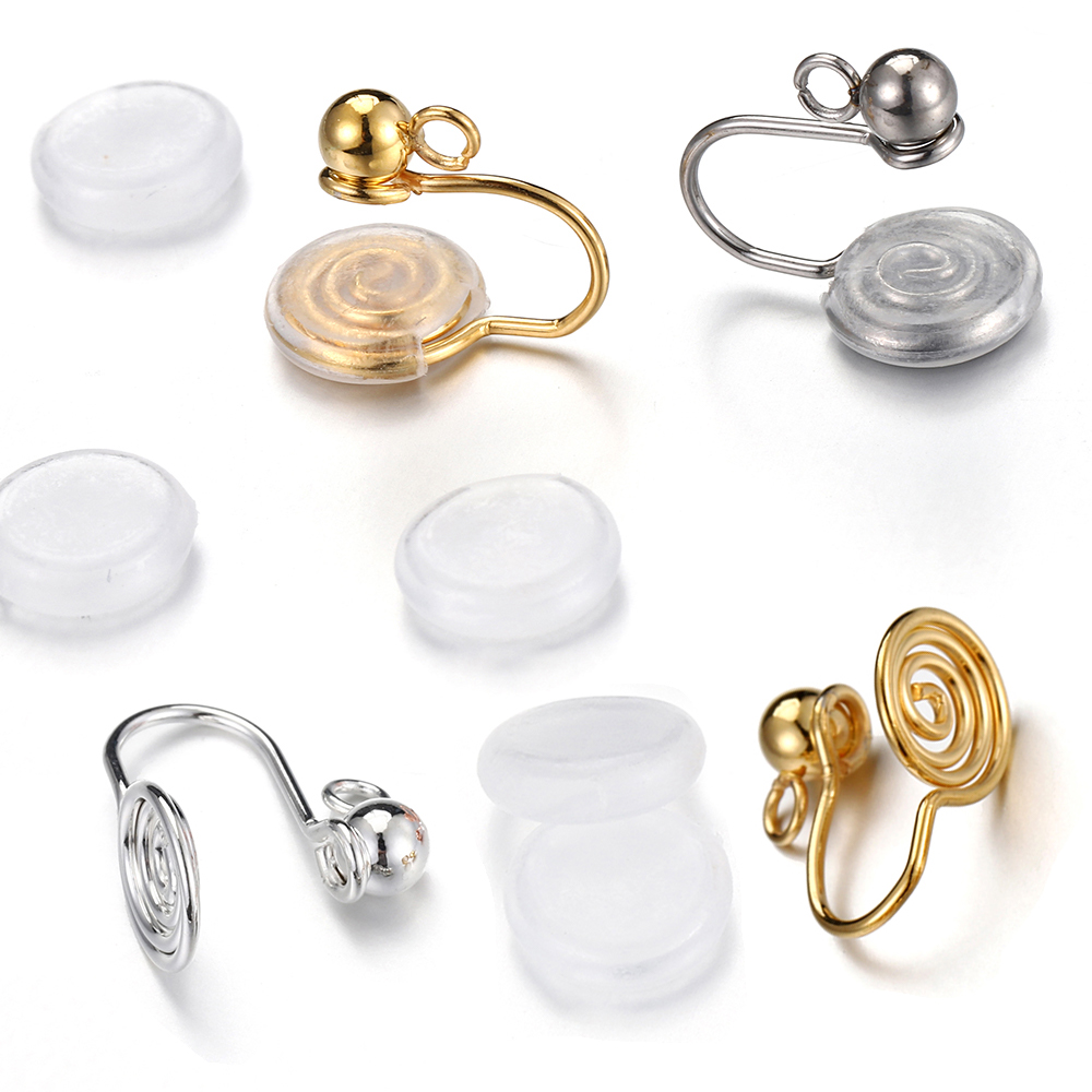 Body Jewelry Ear - 10 szt. Klipsów do uszu ze