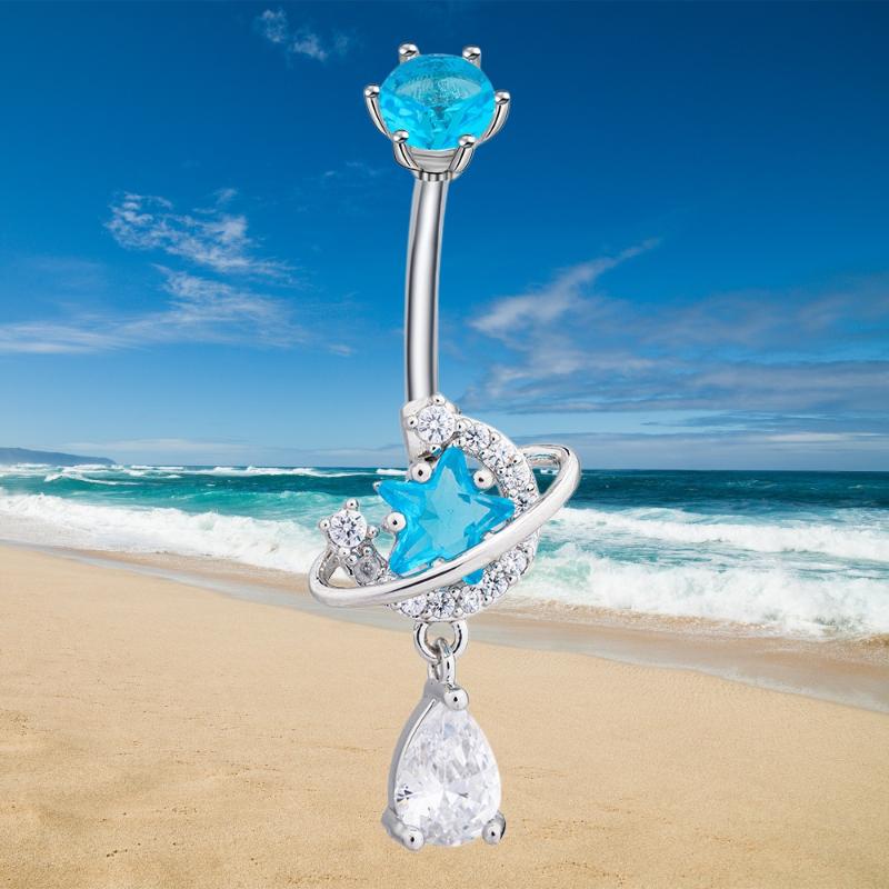 Body Jewelry Universe - Nowe kryształowe kolczyki do pępka ze