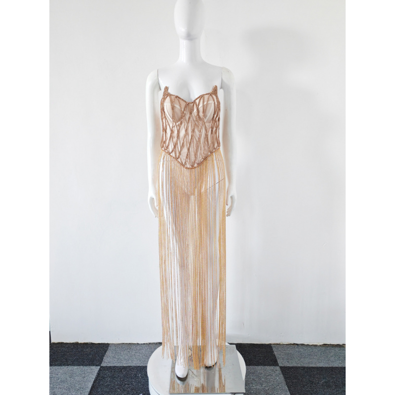 Body Jewelry For Backless Dress - Damski łańcuszek na ciało, ażurowy, na