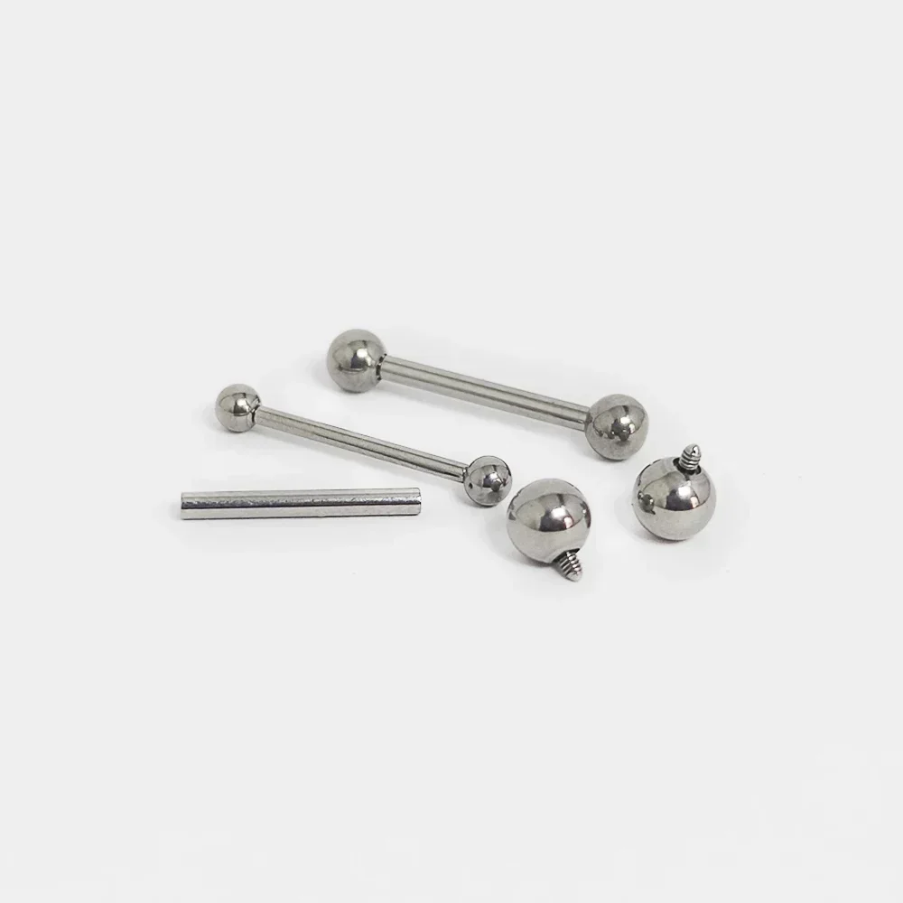 F136 Tytanowy Kolczyk 14G Barb – Tongue Barbell Straight recenzja i cena