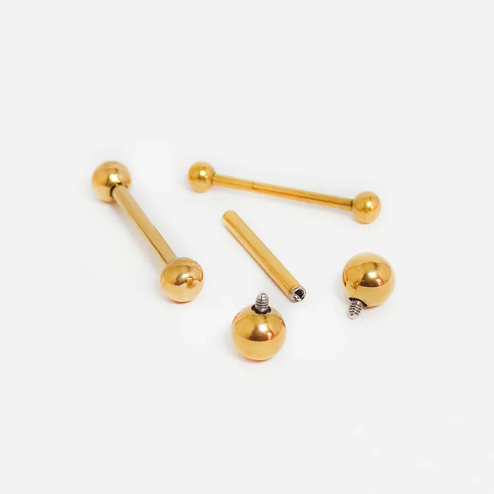 F136 Tytanowy Kolczyk 14G Barb – Tongue Barbell Straight recenzja i cena