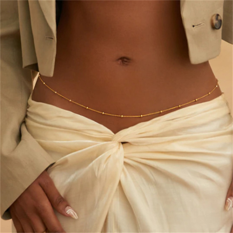 Dziewczęta Proste łańcuszki na – Body Jewelry Gold recenzja i cena