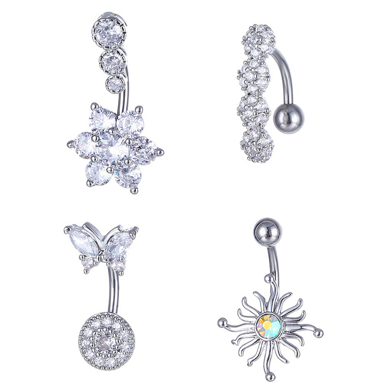 Kryształowy pierścionek do pęp – Body Jewelry And Piercing recenzja i cena