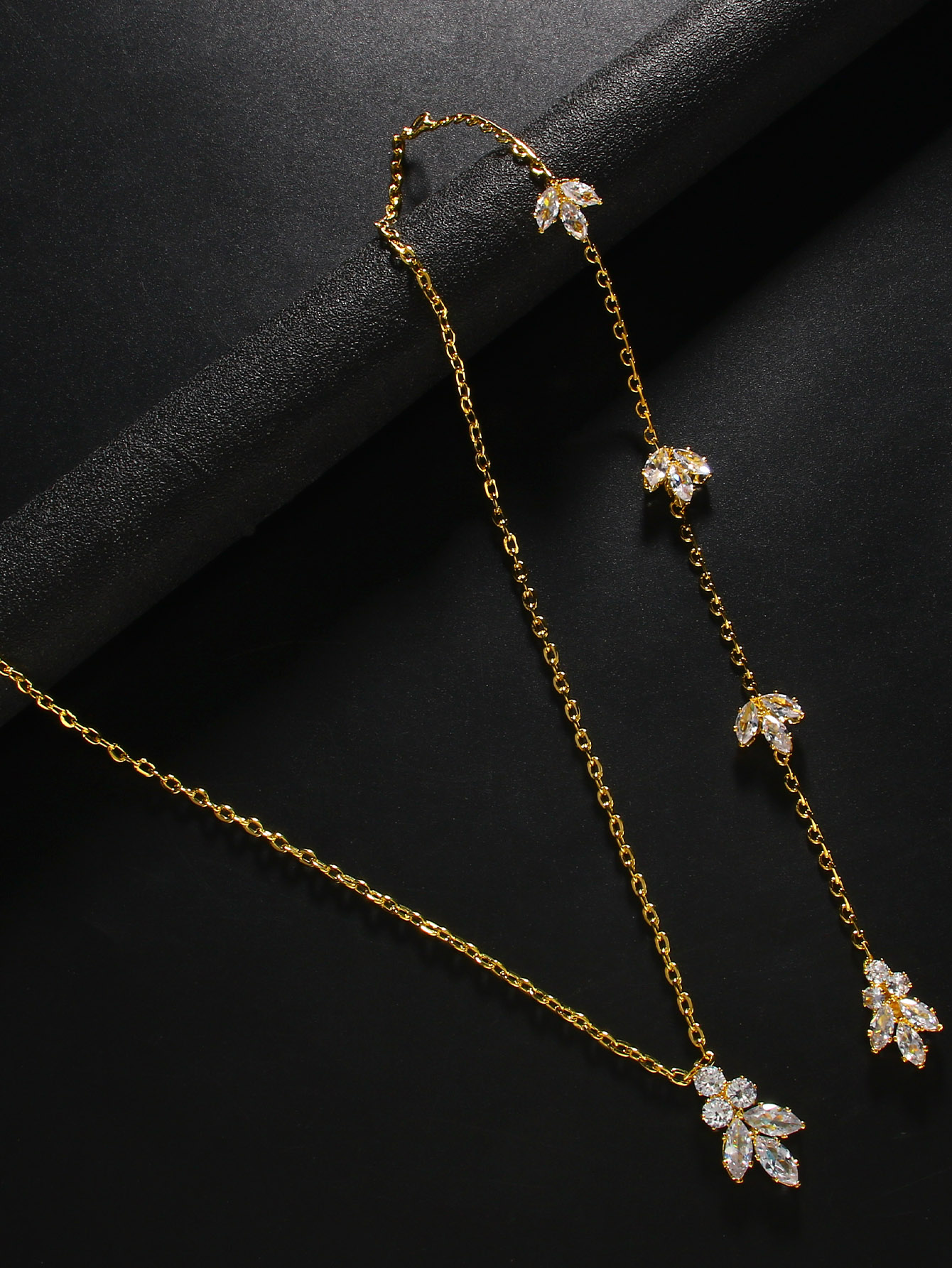 Łańcuszek na plecy z cyrkoniam – Body Jewelry For Backless Dress recenzja i cena
