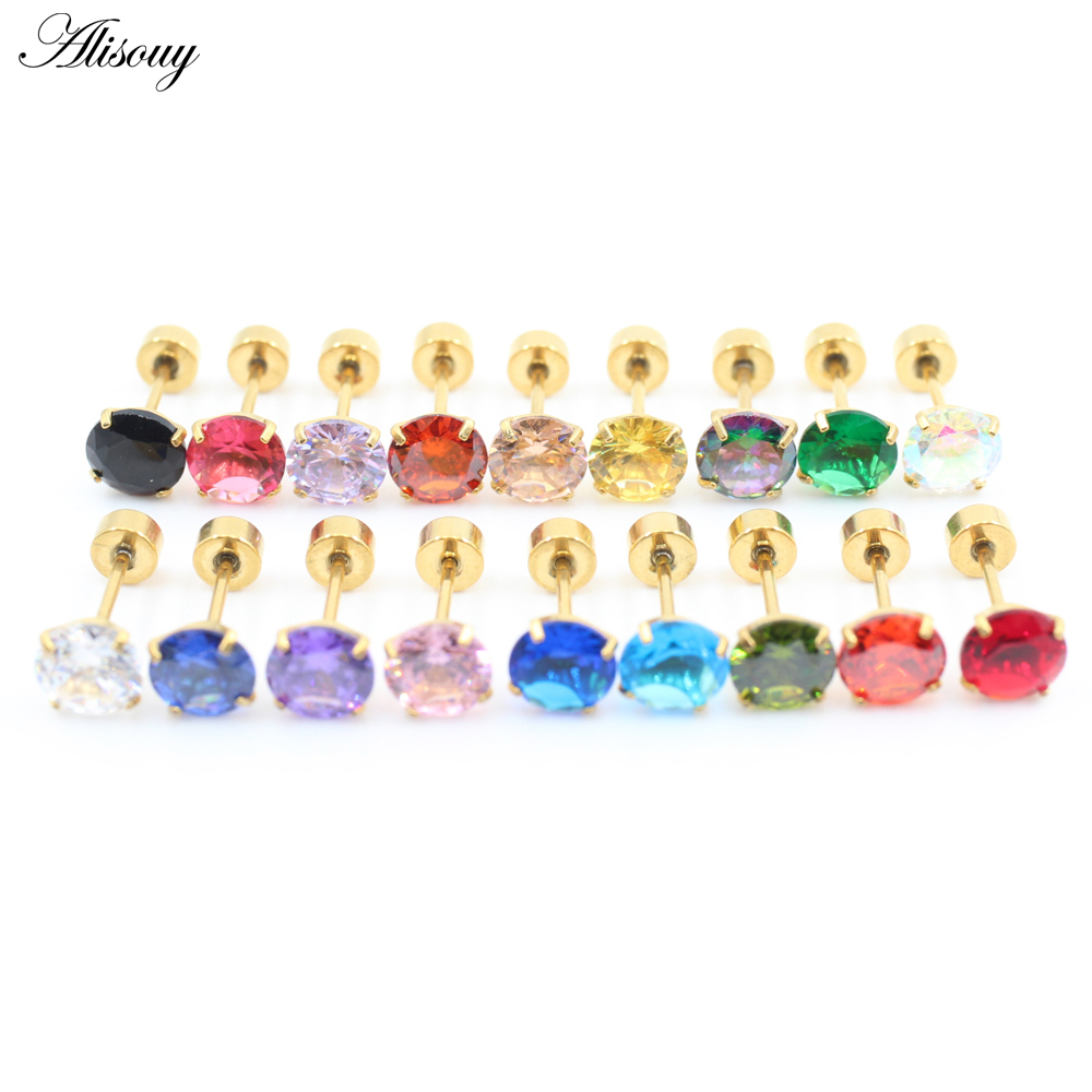 2 SZT. Kolczyki ze stali nierd – Body Jewelry Gold recenzja i cena