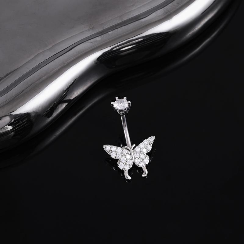 Kolczyki do pępka z cyrkoniami – Body Jewelry Universe recenzja i cena