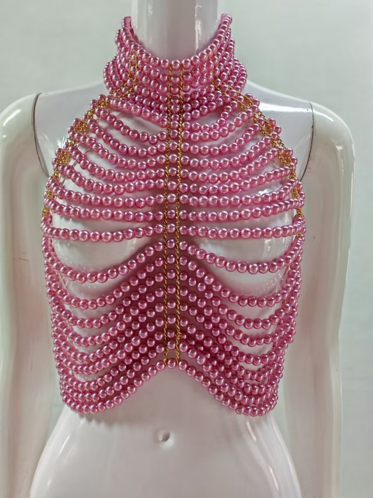 Damskie podkoszulki Kołnierzyk – Body Jewelry For Backless Dress recenzja i cena