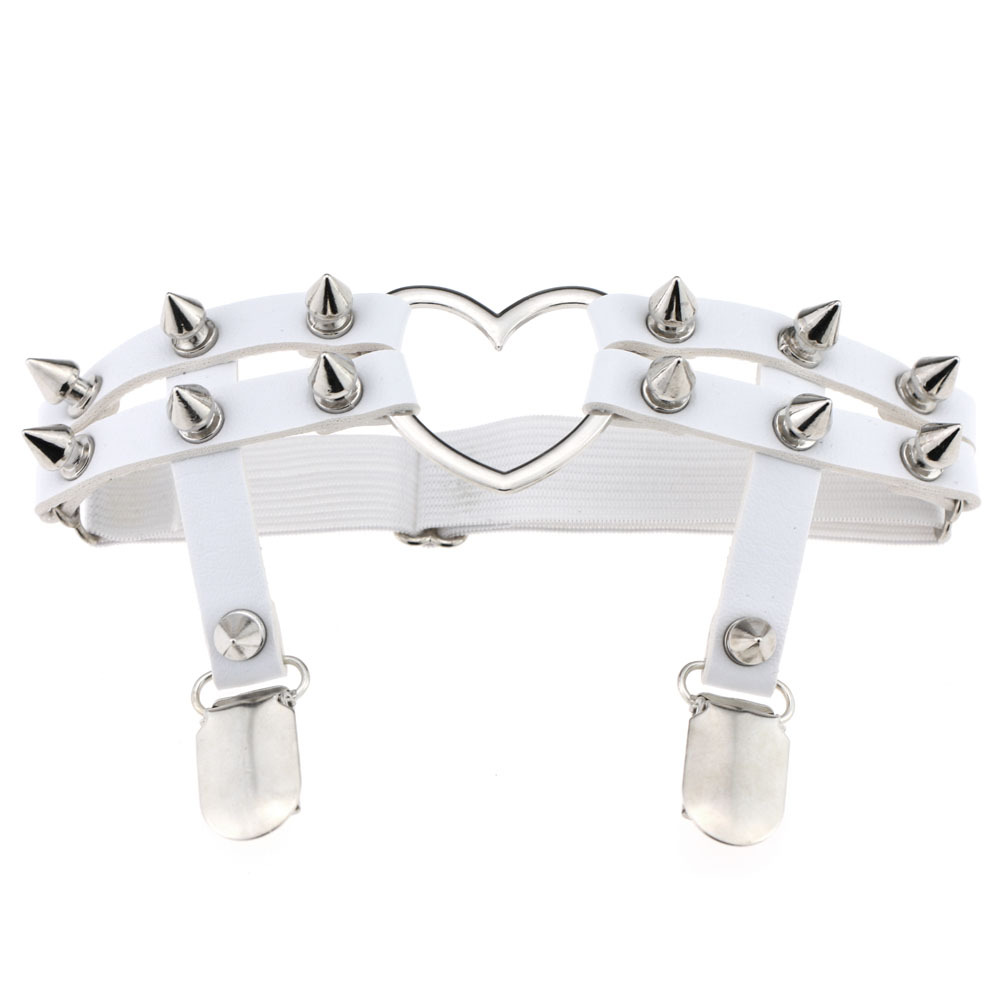 DIEZI Punk Goth PU skóra elast – Body Jewelry Thigh Chain recenzja i cena