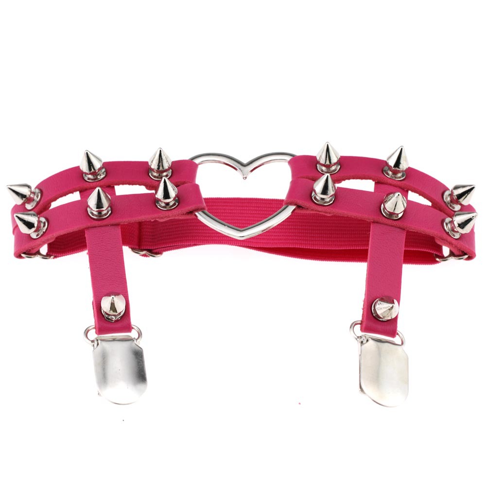DIEZI Punk Goth PU skóra elast – Body Jewelry Thigh Chain recenzja i cena