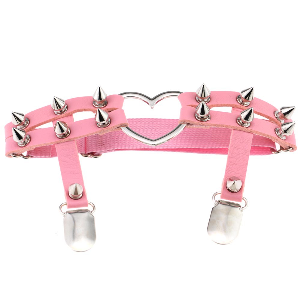 DIEZI Punk Goth PU skóra elast – Body Jewelry Thigh Chain recenzja i cena