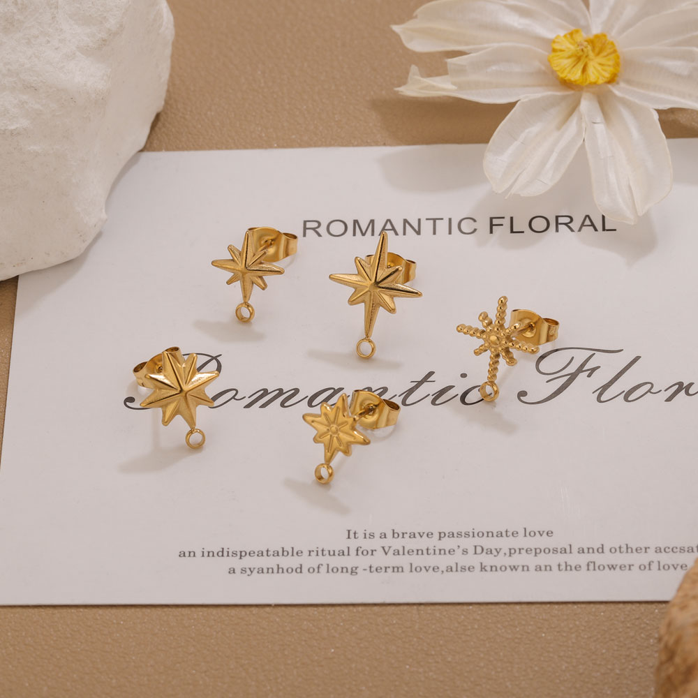 6 szt. Kolczyki wkrętki w kszt – Body Jewelry Gold recenzja i cena