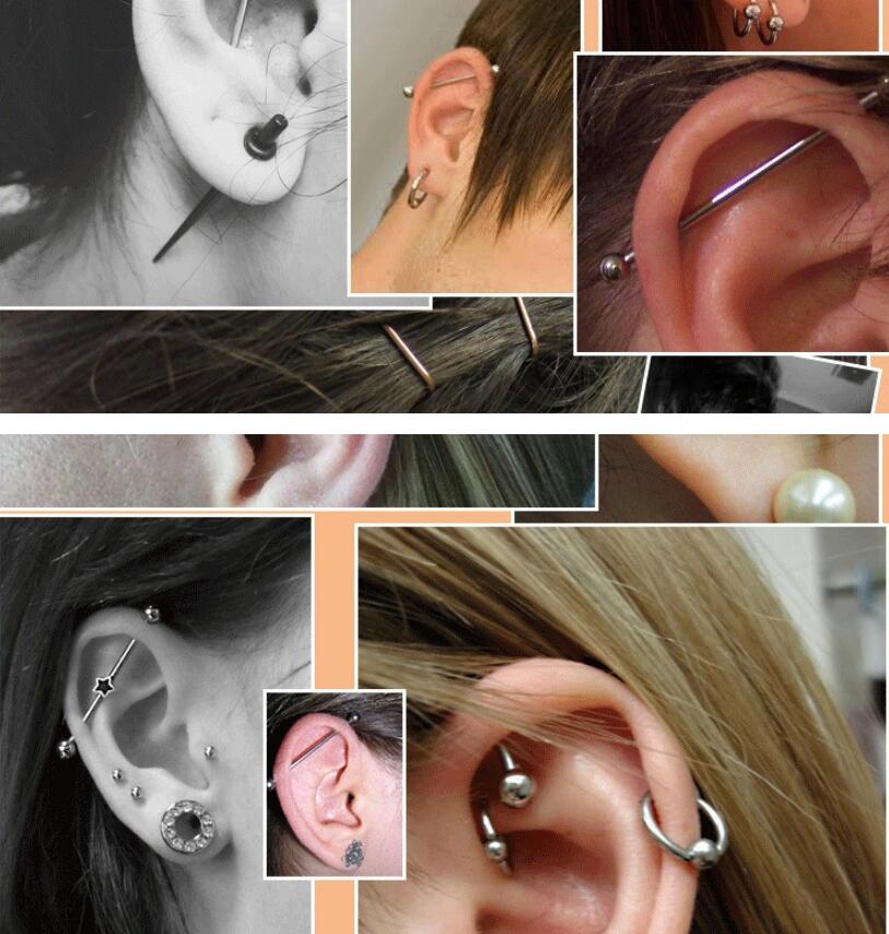 2 sztuki 0.8mm ze stalowe dług – Tongue Barbell Straight recenzja i cena