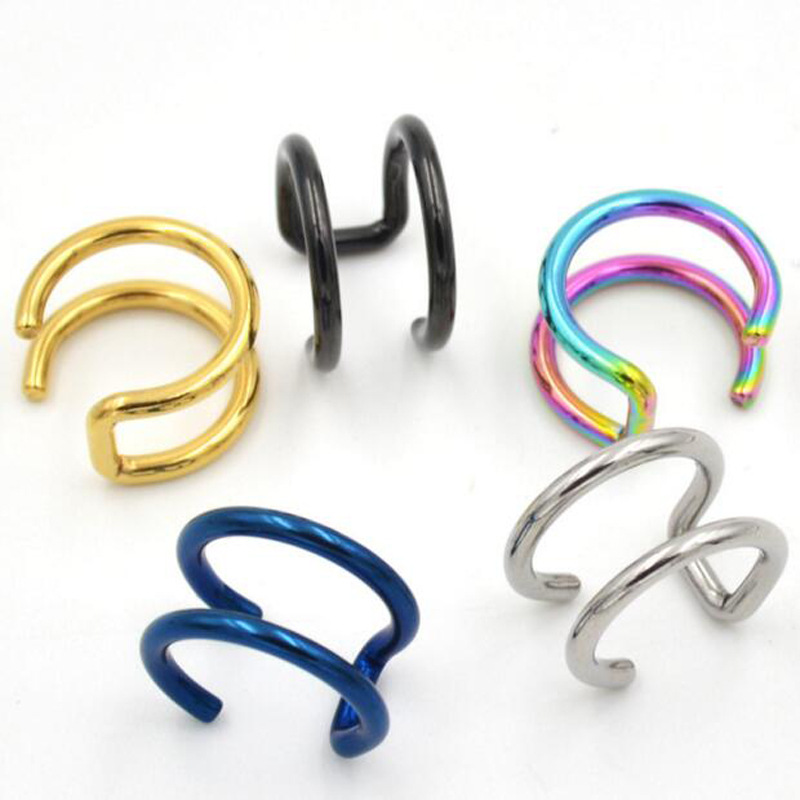 2 szt. Klipsy na ucho ze stali – Body Jewelry Ear recenzja i cena