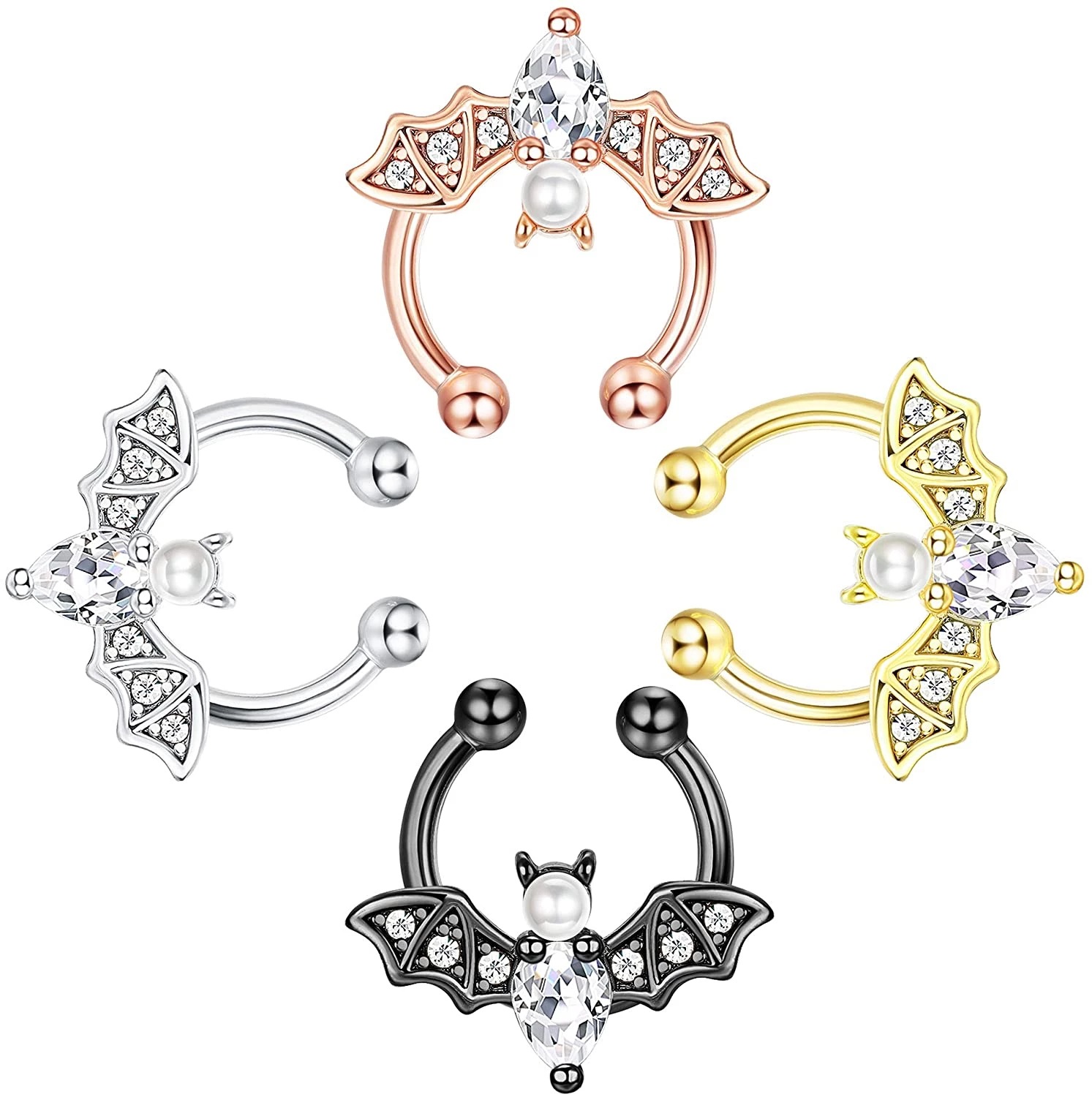 Halloween Ciemne kolczyki do n – Body Jewelry Universe recenzja i cena