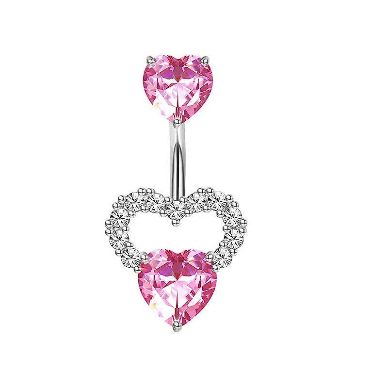 1 SZT. Różowy Pierścień do Pęp – Body Jewelry And Piercing recenzja i cena