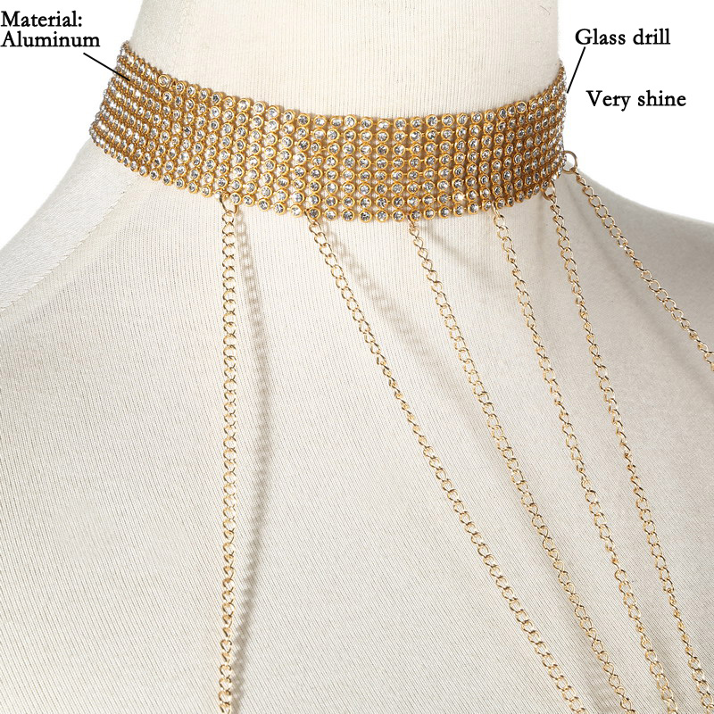 Łańcuszek do ciała w kolorze z – Body Jewelry Gold recenzja i cena
