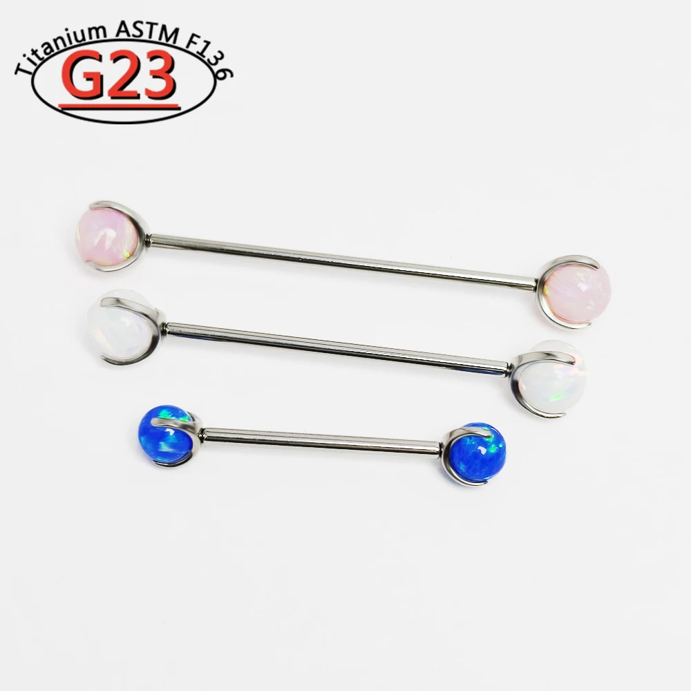 Kulki do piercingu tytanowe G2 – Tongue Barbell Straight recenzja i cena