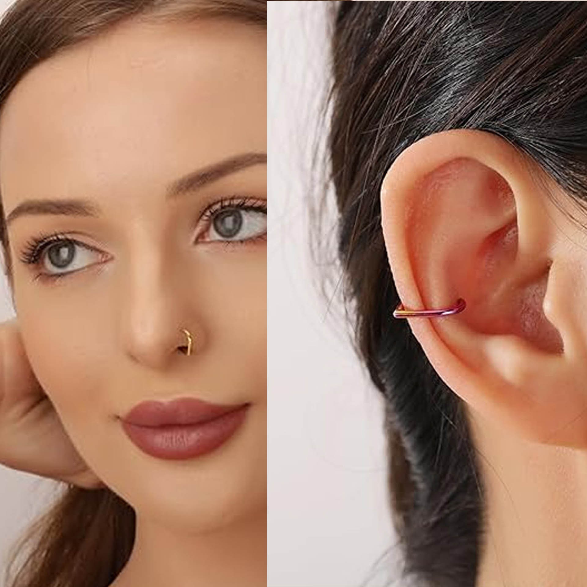 5 szt. Zestaw sztucznych kolcz – Body Jewelry Ear recenzja i cena