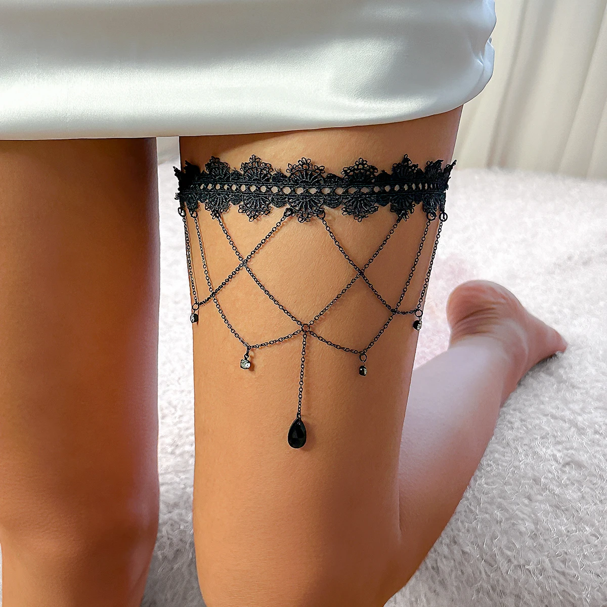 Ingemark Boho Elastyczna Opask – Body Jewelry Thigh Chain recenzja i cena