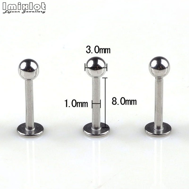20 sztuk/partia pierścionki na – Tongue Barbell Straight recenzja i cena