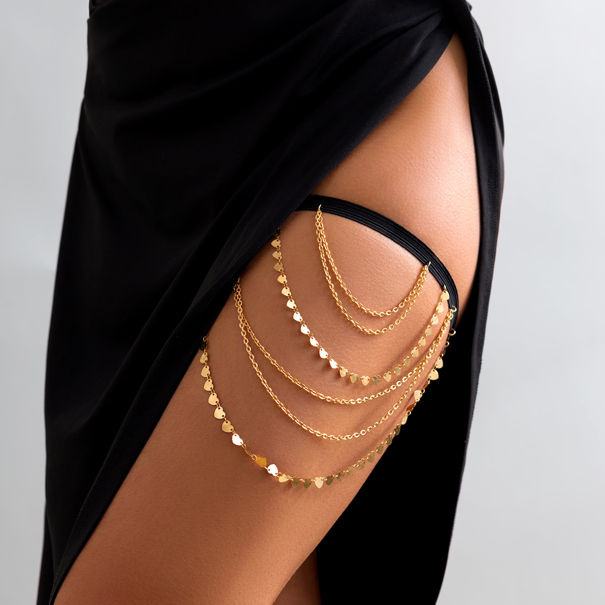 Łańcuszek na udo, wielowarstwo – Body Jewelry Thigh Chain recenzja i cena