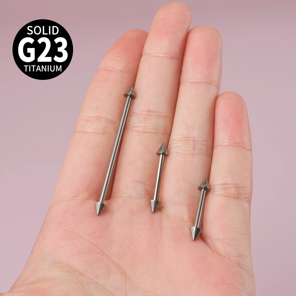 1pc G23 Titanium Stog Industri – Tongue Barbell Straight recenzja i cena