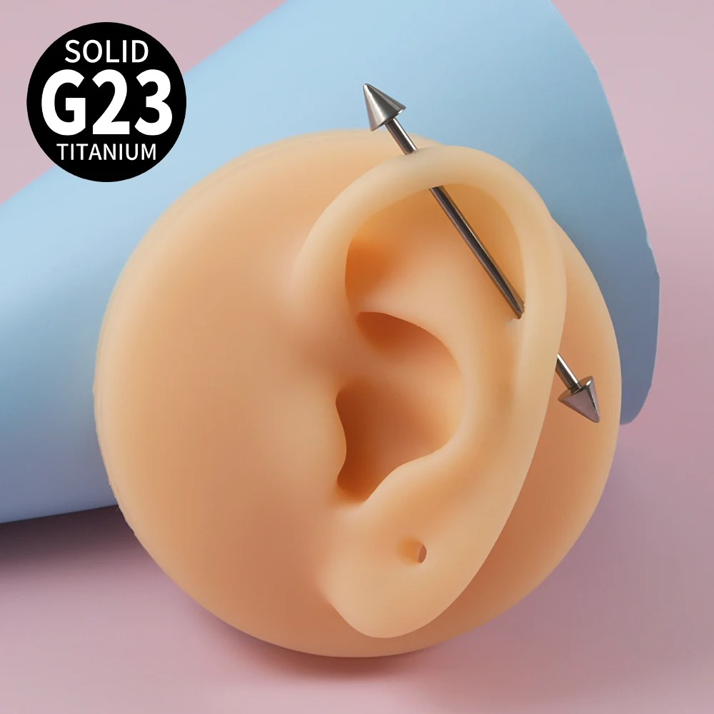 1pc G23 Titanium Stog Industri – Tongue Barbell Straight recenzja i cena