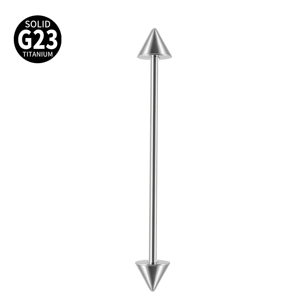 1pc G23 Titanium Stog Industri – Tongue Barbell Straight recenzja i cena