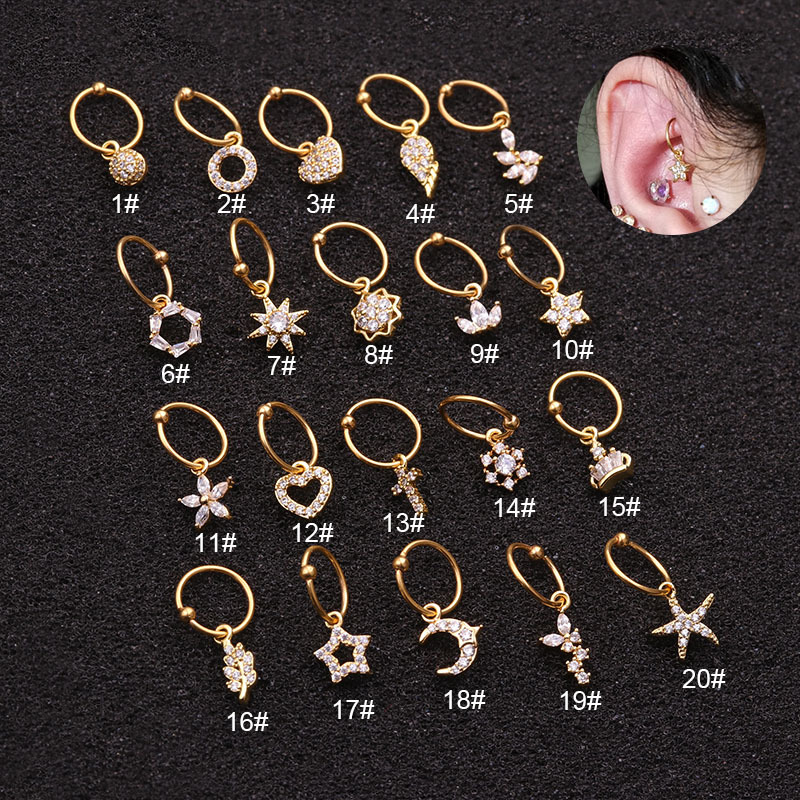 1Pc uniwersalny pierścień Hoop – Body Jewelry Universe recenzja i cena