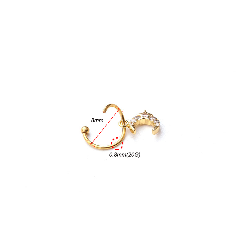 1Pc uniwersalny pierścień Hoop – Body Jewelry Universe recenzja i cena