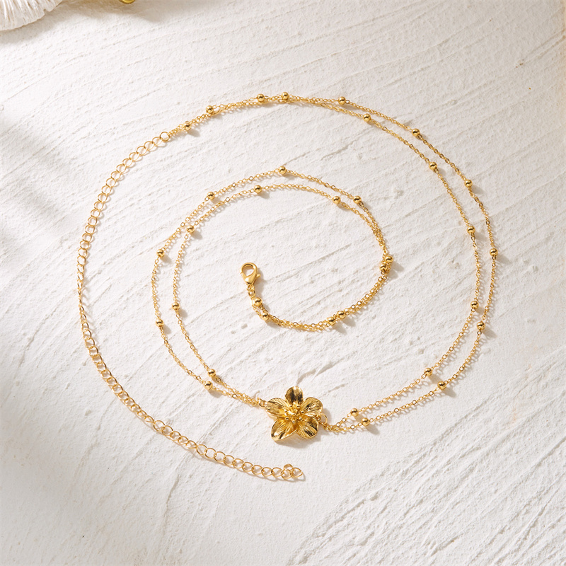 Proste dwuwarstwowe łańcuszki  – Body Jewelry Gold recenzja i cena