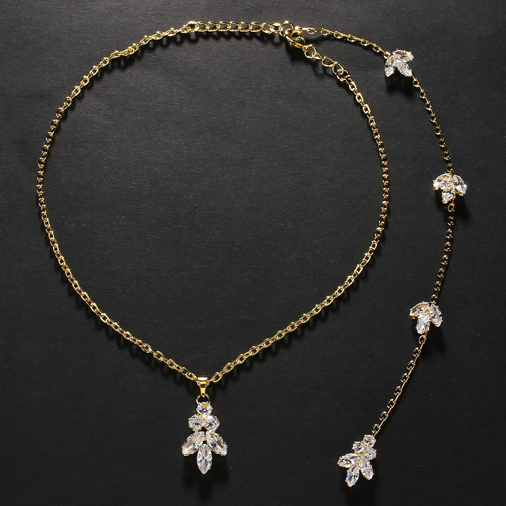 Damski naszyjnik na plecy, zło – Body Jewelry For Backless Dress recenzja i cena