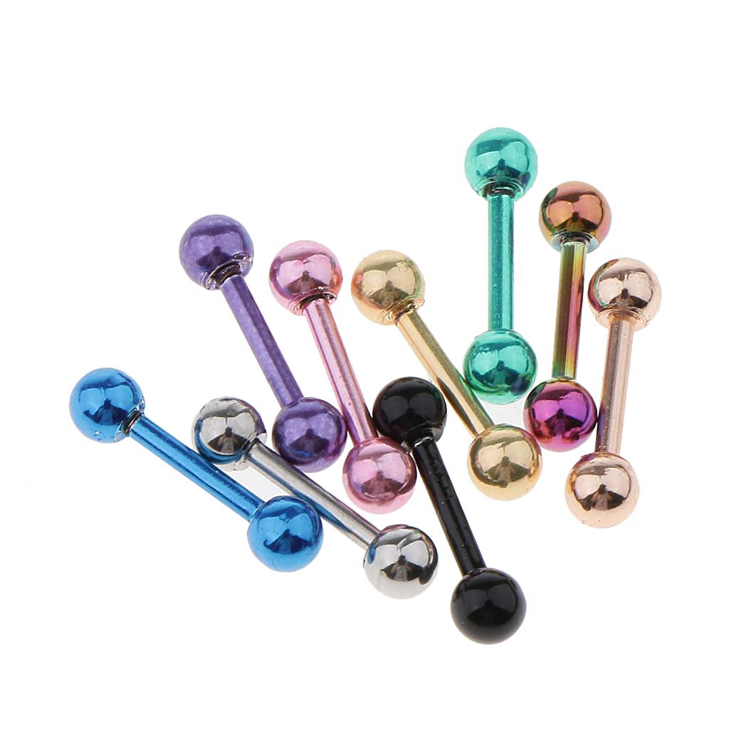 Kolczyki typu barbell 16g ze s – Tongue Barbell Straight recenzja i cena