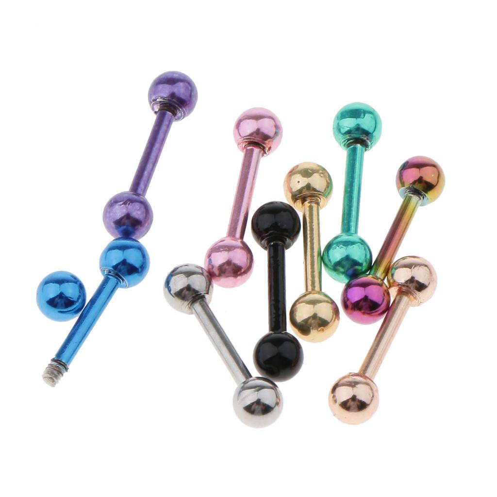 Kolczyki typu barbell 16g ze s – Tongue Barbell Straight recenzja i cena